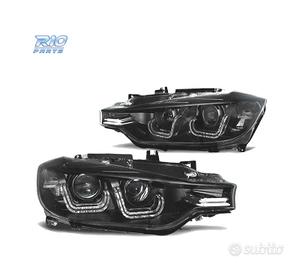 FARI BMW F30 F31 11-15 XENON LUCE DIURNA LED NERO