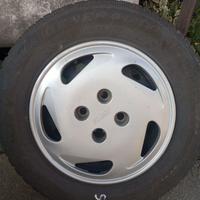 N 4cerchi fiat panda punto del 13  con copricerchi