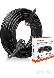 Tubo flessibile per idropulitrice da 1/4" 7,5 m, M