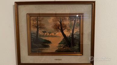 Aldo Pironti – Dipinto paesaggio 40x30 cm