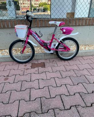Bicicletta da bambina con ruota 16