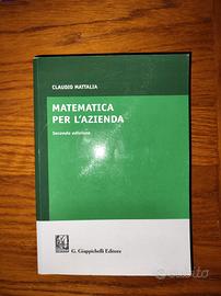 Libro universitario Matematica per l'Azienda