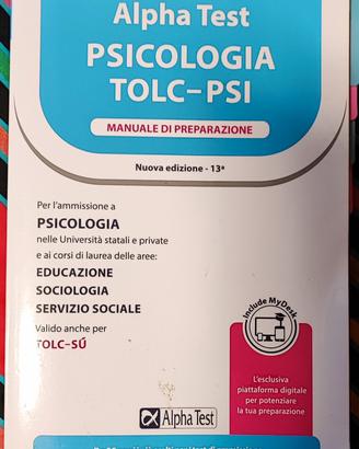 Alpha Test Psicologia Tolc-PSI