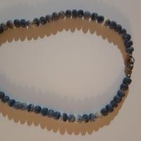 Collana azzurra bigiotteria