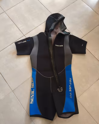 muta shorty 5 mm taglia xxl