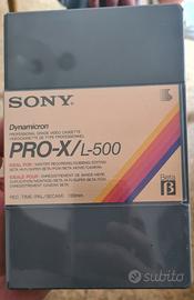 Betamax Sony Pro x/l 500