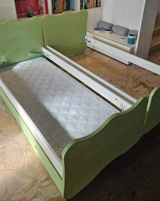 Letti Singoli Cameretta+ Letto Estraibile completo
