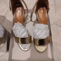 Sandali platino Quuio