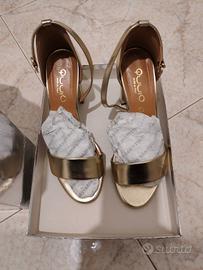 Sandali platino Quuio