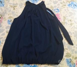 Top estivo blu notte