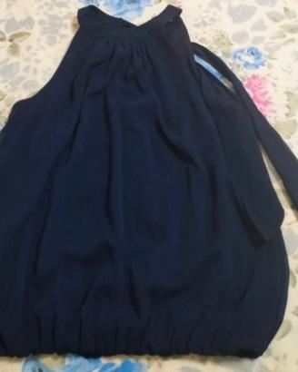 Top estivo blu notte