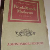 Libro vintage Piccolo mondo moderno Fogazzaro 