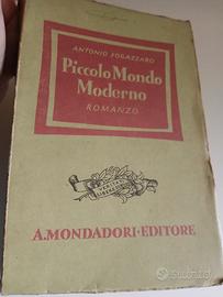 Libro vintage Piccolo mondo moderno Fogazzaro 