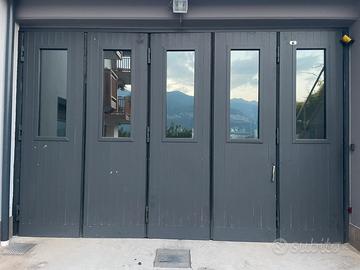 Portone a libro garage