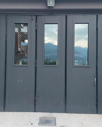 Portone a libro garage