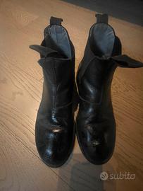 Stivaletto bimbo in pelle nera size 35