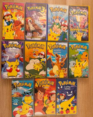 videocassette originali Pokemon