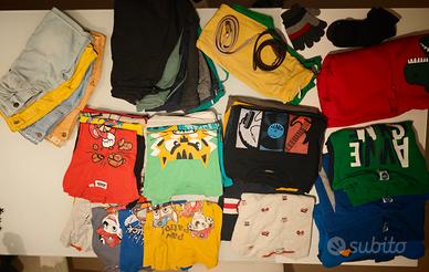 Lotto abbigliamento bambino 7/8 anni 128/134cm