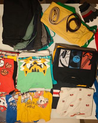 Lotto abbigliamento bambino 7/8 anni 128/134cm