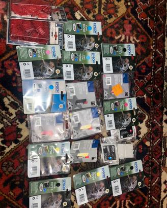 Stock cartucce Epson nuove + graffette