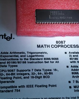Coprocessore matematico 8087 (Nuovo) per Olivetti