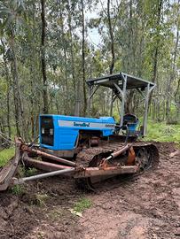 Trattore cingolato landini 6500 con apripista