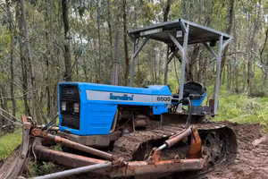 Trattore cingolato landini 6500 con apripista