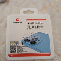 Vetro protezione telecamera posteriore iphone 16 p