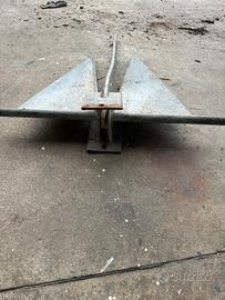 Ancora nautica tipo danforth in ferro zincato