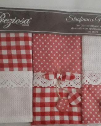 Set strofinacci Preziosa Home