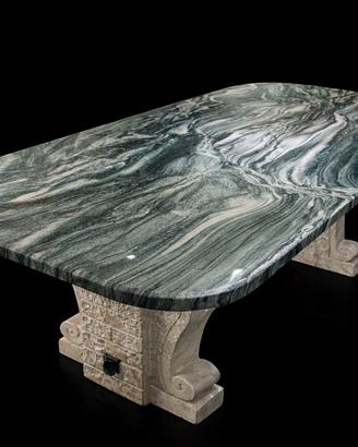 Tavolo marmo verde brasiliano 170x90