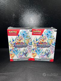 Pokemon tcg: Coppia bundle Evoluzioni prismatiche
