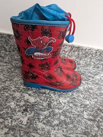 stivaletti pioggia spiderman 