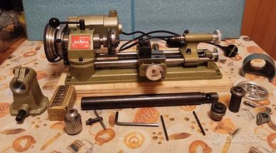 tornio emco unimat SL con accessori 