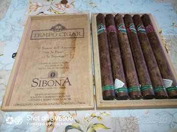 Confezione sei grappe cigar vintage
