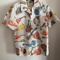 Camicia vintage fantasia chitarre