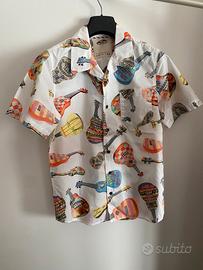 Camicia vintage fantasia chitarre