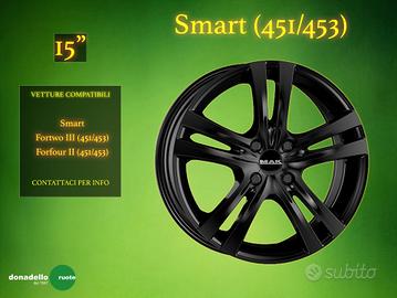 Cerchi in Lega 15" Smart 451-453