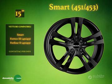Cerchi in Lega 15" Smart 451-453