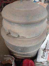 caldaia, cucina a legna antica.