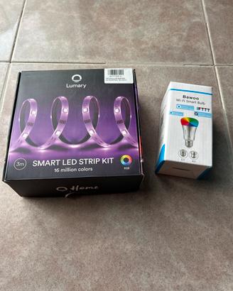 SMART LED STRIP KIT e WI-FI SMART BULB
