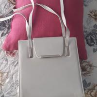 Borsa quadrata grigia