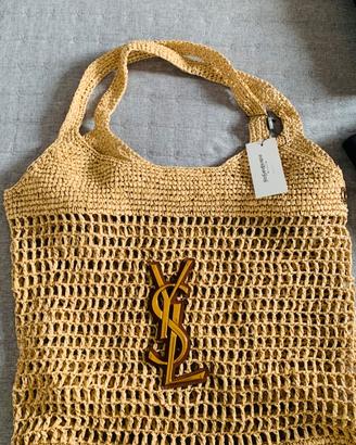 Borsa in paglia Saint  Laurent