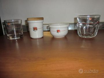 PCI Partito Comunista Italiano bicchieri e vasetti