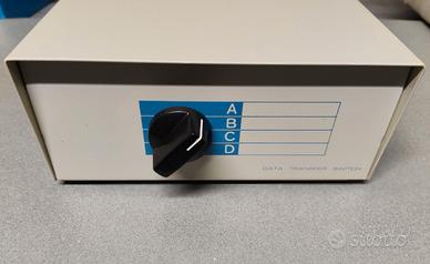 Data Transfer Switch - Commutatore 4 Vie - Nuovo
