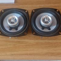 coppia di altoparlanti coassiali per auto.