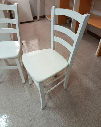 Sedie legno bianco