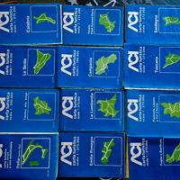 carte turistiche vintage 