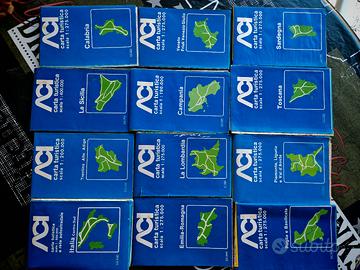 carte turistiche vintage 