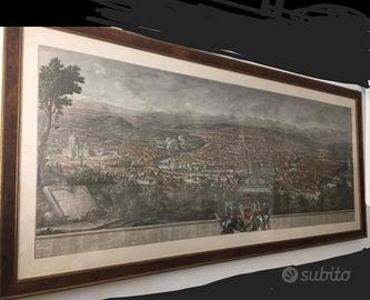 Riproduzione stampa antica Giuseppe Vasi  